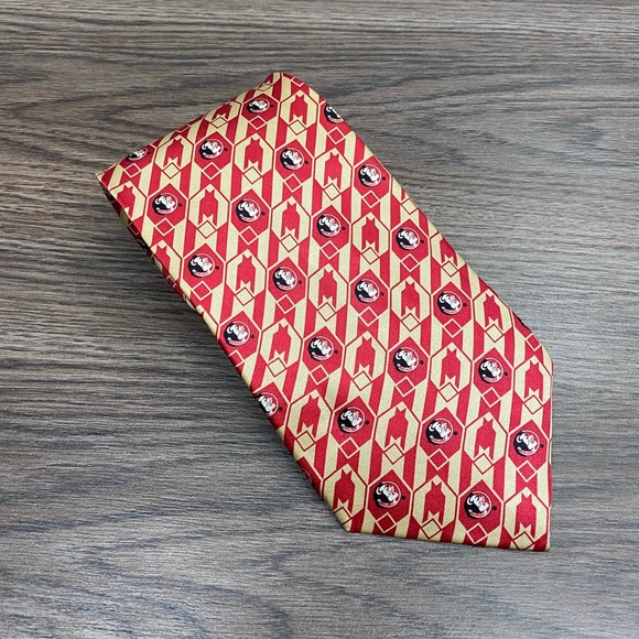 Eagles Wings Florida State Seminoles Silk Tie - Picture 1 of 4